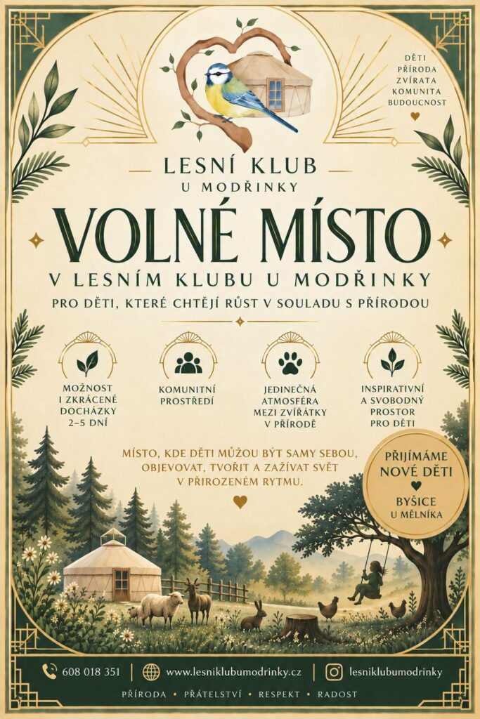 Plakát - volné místo ve školce